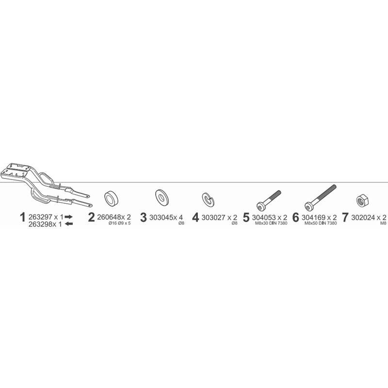 KIT DE FIJACIÓN POSTERIOR SHAD S0TC53ST SUPER SOCO TC125/50 | Fijaciones Top Case de moto | %brands%