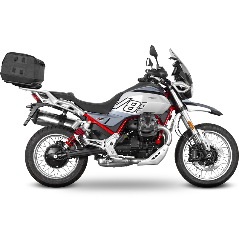 KIT DE FIJACIÓN POSTERIOR SHAD M0VT84ST MOTO GUZZI V85 TT/85 TT TRAVEL | Fijaciones Top Case de moto | %brands%