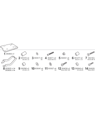 KIT DE FIJACIÓN POSTERIOR SHAD M0VT84ST MOTO GUZZI V85 TT/85 TT TRAVEL | Fijaciones Top Case de moto | %brands%