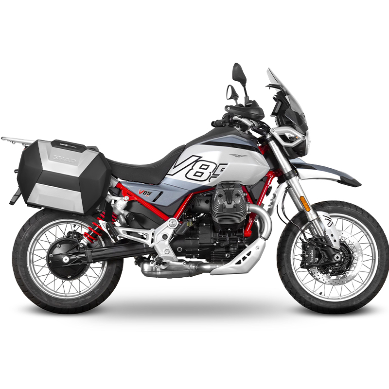 KIT DE FIJACION MALETAS LATERALES SHAD 3P M0VT84IF MOTO GUZZI V85 TT/85 TT TRAVEL | Fijaciones Maletas de moto | %brands%