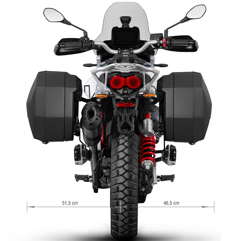 KIT DE FIJACION MALETAS LATERALES SHAD 3P M0VT84IF MOTO GUZZI V85 TT/85 TT TRAVEL | Fijaciones Maletas de moto | %brands%