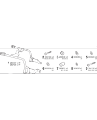 KIT DE FIJACION MALETAS LATERALES SHAD 3P M0V783IF MOTO GUZZI V7 SPECIAL/STONE | Fijaciones Maletas de moto | %brands%