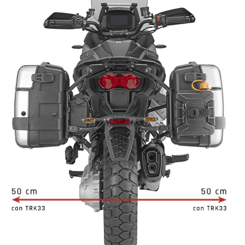 KIT DE FIJACION MALETAS LATERALES GIVI PLO8208MK MOTO GUZZI STELVIO 1000 | Fijaciones Maletas de moto | %brands%