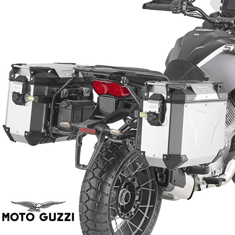 KIT DE FIJACION MALETAS LATERALES GIVI PLO8208CAM MOTO GUZZI STELVIO 1000