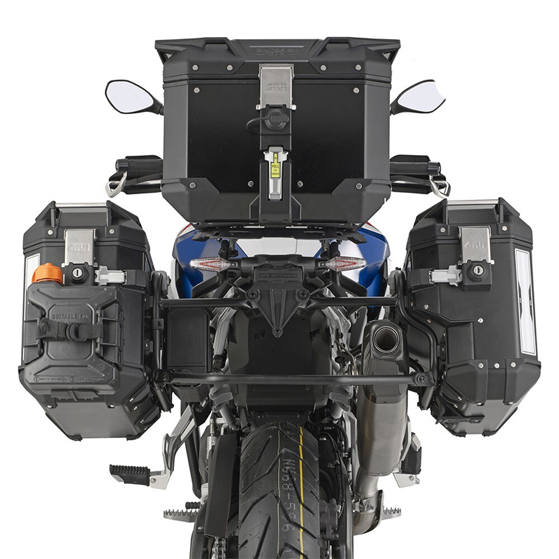 KIT DE FIJACION MALETAS LATERALES GIVI PLO8208CAM MOTO GUZZI STELVIO 1000 | Fijaciones Maletas de moto | %brands%
