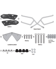 KIT DE FIJACION ALFORJAS GIVI REMOVE-X TR8206 MOTO GUZZI V7 SPECIAL/STONE | Fijaciones Alforjas de moto | %brands%