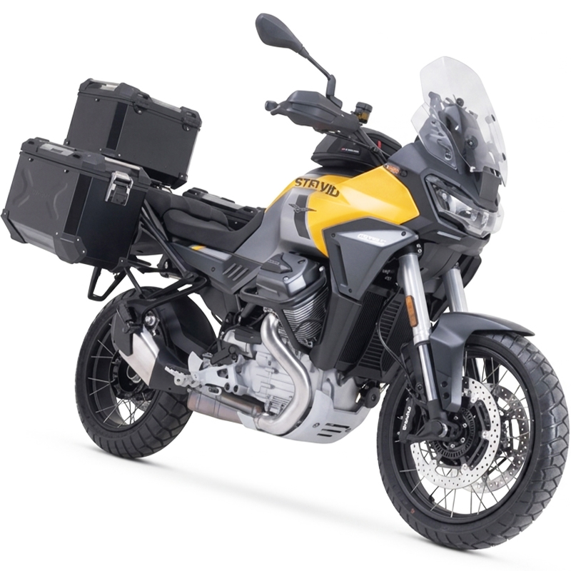 PACK MALETAS LATERALES + BAUL + BOLSAS + SOPORTES SW-MOTECH MOTO GUZZI ADV.17.624.75000/B | Maletas laterales de moto | %brands%