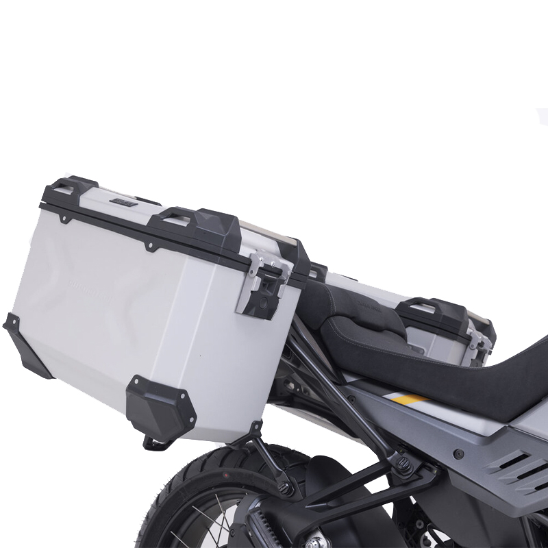 PACK MALETAS LATERALES + BAUL + BOLSAS + SOPORTES SW-MOTECH MOTO GUZZI ADV.17.624.75000/S | Maletas laterales de moto | %brands%