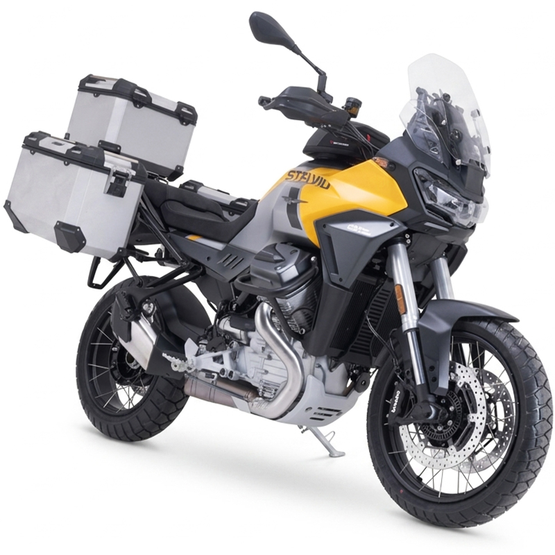 PACK MALETAS LATERALES + BAUL + BOLSAS + SOPORTES SW-MOTECH MOTO GUZZI ADV.17.624.75000/S | Maletas laterales de moto | %brands%