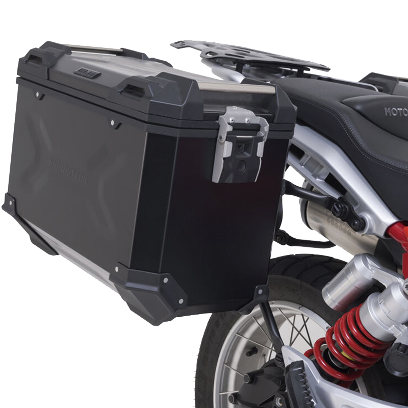KIT DE FIJACION MALETAS LATERALES SW-MOTECH MOTO GUZZI KFT.17.632.30000/B | Fijaciones Maletas de moto | %brands%