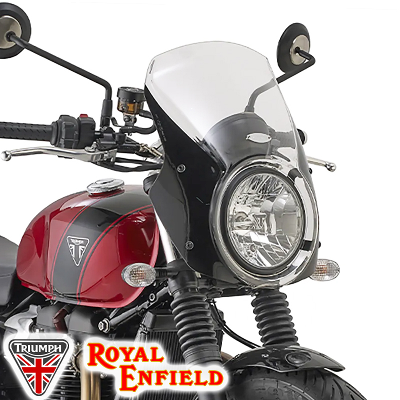 PARABRISAS GIVI 6407A TRIUMPH SPEED TWIN/ROYAL ENFIELD BEAR 650 | Parabrisas de moto | %brands%