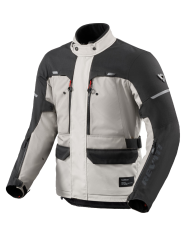 CHAQUETA REVIT OUTBACK 5 H2O PLATA/NEGRO | Invierno de moto | %brands%