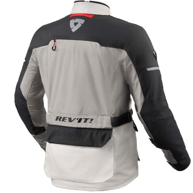 CHAQUETA REVIT OUTBACK 5 H2O PLATA/NEGRO | Invierno de moto | %brands%