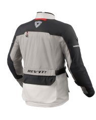 CHAQUETA REVIT OUTBACK 5 H2O PLATA/NEGRO | Invierno de moto | %brands%
