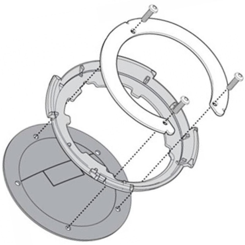 ADAPTADOR GIVI PARA BOLSAS TANKLOCK BF11
